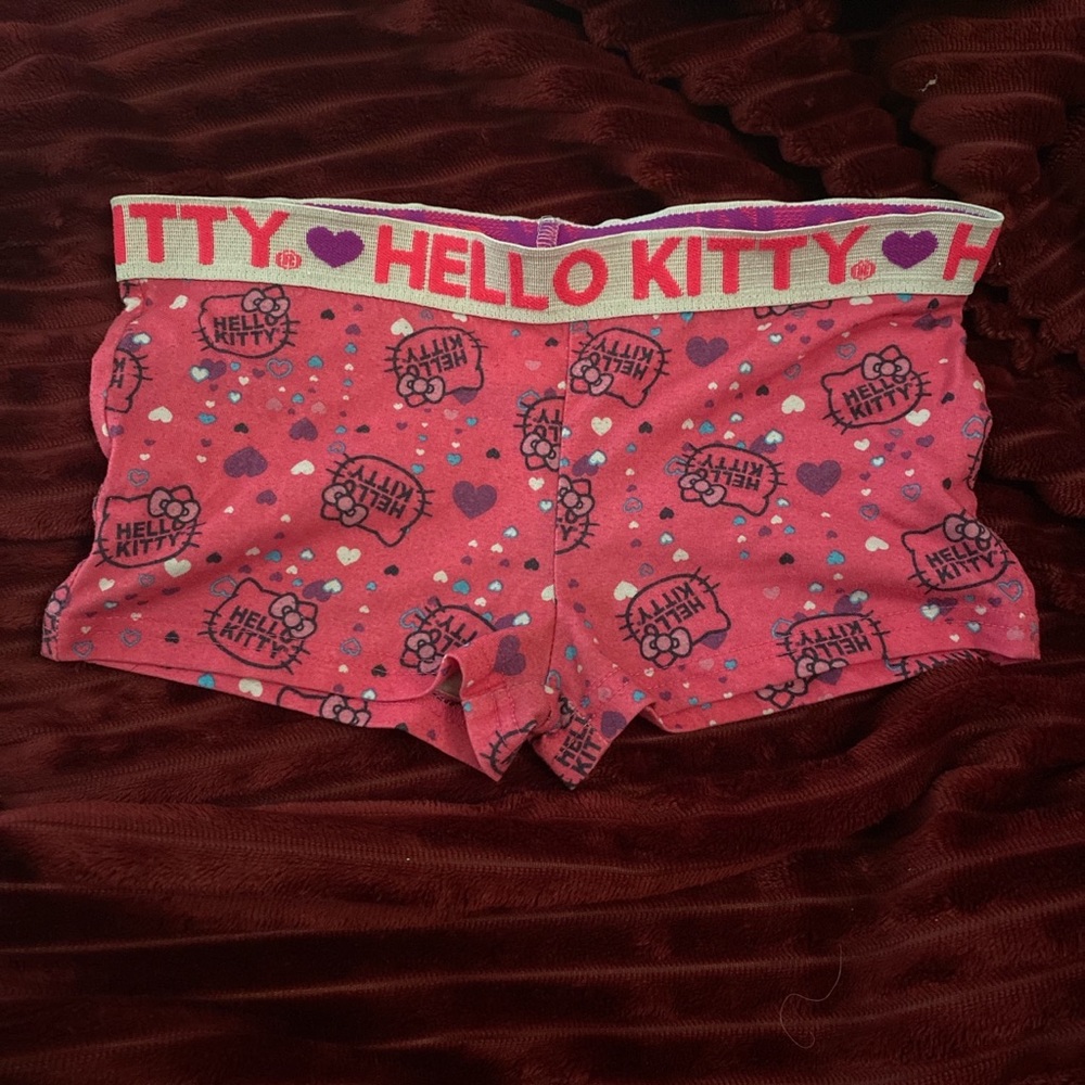 00s reversible band hello kitty shorts size XS worn as usual will negotiate